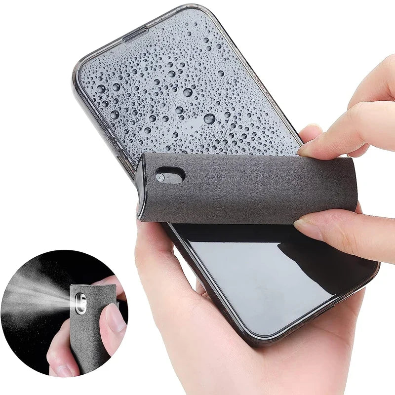 Ab 30€ ein gratis Geschenk🎁 2-in-1 Bildschirmreiniger Set – Sprühflasche & Mikrofasertuch für Handy, Tablet & Laptop (100% off)